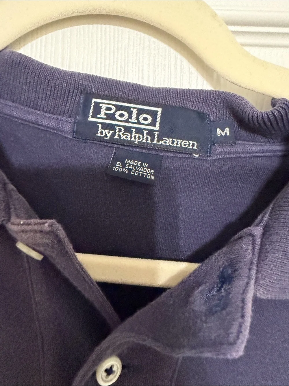 Polo by Ralph Lauren Men's Navy Polo with Red Pony